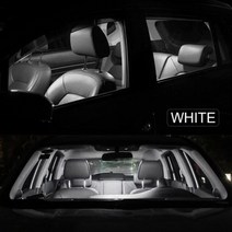 BADEYA 18Pcs LED 인테리어지도 돔 트렁크 라이트 키트 Prado 150 20102020 자동차 Led 램프 Canbus 부품, 없음, White