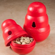 움직이는강아지장난감 콩워블러 강아지밥그릇 사료급여 분리불안해소 KONG, 스몰