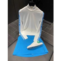 니트 민소매 골프웨어 상의 베스트 조끼 여성 수려함 운동 문 외 스타일리쉬 GOLF 하이 축구유니폼