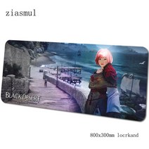 키보드마우스패드 검은 사막 마우스 패드 80x30cm 매트 최고의 컴퓨터 게임 액세서리 크리스마스 선물 키보드 pc 게이머, [17] Size 900x400x4mm, [10] pattern 10