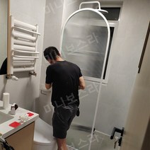 아치형가벽 파티션 경량 칸막이 원룸 공간 분리, 아치형 스테인리스 80x200