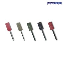 고무 추지석 드릴용 연마숫돌 20×25×6 (1팩/50pcs), WA80