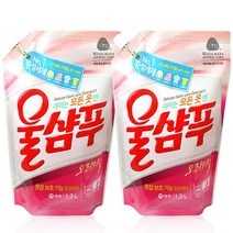 애경 울샴푸 절약형 1300ml 일반/드럼세탁기용, 4개