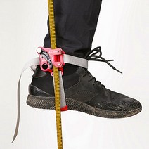 [트리클라이밍] 갈렙등반 클라이밍 풋 발 스트랩 등산 산악 장비 조절식 벨트 라이저 수목 트리 암벽 로프 페달, 레드