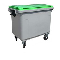 대용량 분리수거함 재활용 야외 아파트 공장 공동주택 대형 이동식 바퀴 660L, 단품