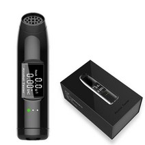 최신 호흡 알코올 테스터 전문 음주 측정기 LCD 화면 디지털 알코올 감지기 USB 충전기 전원, b, B+B
