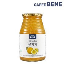 [KT알파쇼핑][카페베네] 국산 벌꿀이 함유된 깊고 진한 과일청 유자차 1kg