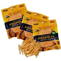 덴트픽 프로폴리스 치실 80P(3EA)치간칫솔, 3개, 80개