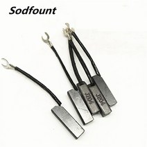 전동 공구 장비 발전기 카본 브러쉬 8X10mm 디젤 엔진 소형 모터 액세서리 J204 하프 구리 50KW 개, 02 D104 8X12.5X32mm
