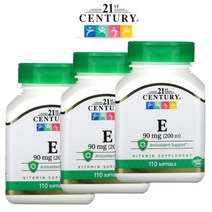21세기센트리 비타민 E 90mg 200IU 소프트젤 110정 X 3 토코페롤 토코페릴