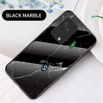 For Xiaomi Mi Black Shark 5 Pro Blackshak 5RS 2022 Marble Tempered Glass Case Bumper Hand Back Cover