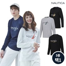 노티카 NAUTICA NEW 노티카 남여 클래식 로고 긴팔티셔츠 5종 택1