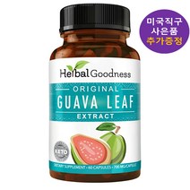 허벌굿니스 구아바잎추출물 700mg 60정 추가 사은품 증정