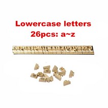 압인기 DIY 사용자 정의 로고 금속 T슬롯 모양 쉬운 스탬프 호일 구리 문자 숫자 기호 프레스, 03 Lowercase letters