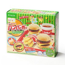 [글로벌푸드] 크라시에 가루쿡 햄버거과자 만들기세트 22g / 역할놀이/주방놀이, 상세 설명 참조