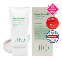 유이크 바이옴 레미디 마일드 선크림 SPF50+ PA++++, 50ml