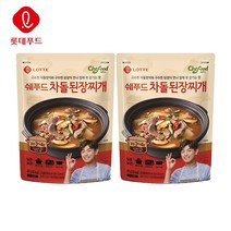 쉐푸드 차돌 된장찌개 450g, 2개