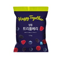 생활앤 냉동 트리플베리 1.3kg, 3팩