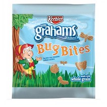 [해외] [Keebler Grahams Bug Bites Snack] 키블러 그라함스 버그 바이트 1oz 20개입, 1개