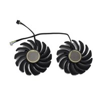 쿨링팬 컴퓨터팬 pld09210s12hh 4pin 그래픽 카드 팬 rtx2080 rtx2070 msi geforce rtx 2060 2070 2080 슈퍼 벤투스 그래픽 카드, 2개