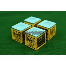 당구 초크 쵸크 삼각형 마스터 풀 스누커 큐브 4 개 그린/블루/레드/그레이 무료, 01 TRIANGLE GREEN