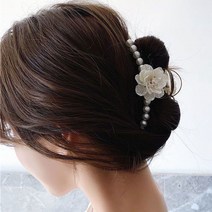 긴 머리 올림 예쁜 삔 반 묶음 고급 헤어 집게 핀 g