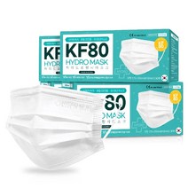 하이드로마스크 국산 3중 KF80 황사마스크 대형 200매 미세먼지 차단, 하이드로 KF80 황사마스크_200매