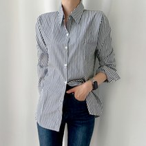 티데일리 여성용 아더 스트라이프 셔츠