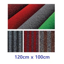 엘리베이터 복도 먼지제거 고급 인조잔디 발매트 신발털이 현관용 상가, 1개, 적색 120x100cm