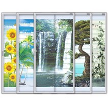 YNK롤 최신형 현관문 현관모기장 자동 롤 방충망, 1개