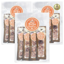 라이브잇 참좋은간식 꼬치꼬치 강아지 간식 4p, 24개, 100g, 오리 + 북어 혼합맛