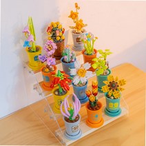 레고 꽃 다육이 크리에이터 커피잔 월별생일 시리즈, 월별꽃화분세트