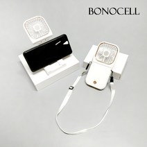 [BONOCELL] 초슬림 폴더블 미니 선풍기 핸디 휴대용선풍기 스마트폰거치대 보조배터리, 핑크
