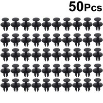 벤츠 휠 아치 라이닝 머드 스플래시 범퍼 클립 사이드 스커트 리벳 M R S SL SLK 클래스 W168 W202 C208 A124 V251 W221 R171, 50Pc