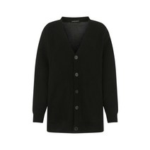 22SS ANN DEMEULEMEESTER 블랙 코튼 오버사이즈 에이다 가디건 2201WKN33260099 099