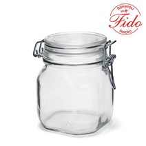 이태리 피도 유리병 투명 750ML피도병밀폐용기, 단품