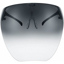 풀 페이스 멀티 컬러 고글 탈착식 코 브릿지 포함 편광 대형 미러 선글라스 빅 마스크 참신한 148003, 에프