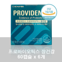 녹십자웰빙 프로바이오틱스 100억마리장건강 유산균, 6개, 60캡슐