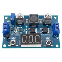 변환기 dcDC-DC 5-23V ~ 0-16.5V 3A 최대 스텝 다운 전원 공급 장치 벅 컨버터 조정 가능한 LCD 전압, 한개옵션0