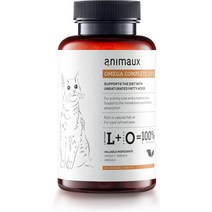 고양이영양제 animaux - 고양이용 오메가 컴플리트 어유 정제 를 지원하는 36 및 9 지방산 뼈 구조 바프 보충제 피부 털용 연어 오일 120정 120일분