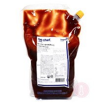 푸드올마켓_ 동원홈푸드 비셰프 핫바베큐소스 2kg, 단품, 단품