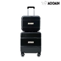 [KT알파쇼핑]무민 버터 OJT-1318 18인치 블랙 레디백 세트 기내용 캐리어 여행가방