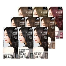 꽃을든남자 CS먹물 프리미엄 헤어 칼라크림, N4(30)자연흑갈색, 4개