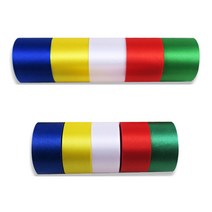 커팅리본 개업리본 오색리본 행사리본 이벤트리본 리본공예 2사이즈, 오색 개업리본 5cm
