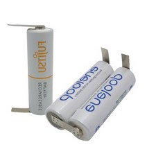 바리깡 충전배터리 1.2V 2.4V AA 니켈수소 Ni-MH 단자타입 면도기 이발기 클리퍼 충전지 브라운 필립스 파나소닉 리필배터리, 2-2) 이킵 2.4V 2000mAh, 1개