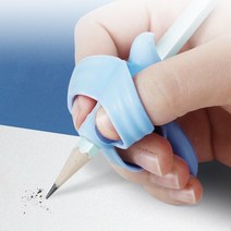 OFFICE 연필 잡는법 학교 학원 한글 글씨 연습 5P, 1연필교정기-블루