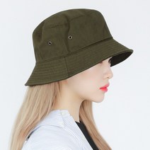 라핑 빅사이즈 심플 아일렛 오버핏 벙거지 모자 남녀공용 사계절 버킷햇