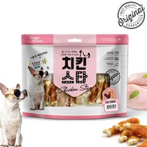 /베스트펫 도기프렌드 치킨스타 칼슘본 300g x6개, 단품