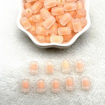 아크릴원통 30pcs 12x7mm 매트투명도AB 색상 아크릴 실린더 비즈 쥬얼리에 대 한 스페이서 DIY 액세서리 만, 03 35