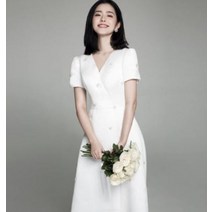 [W016] 송혜교 결혼식 셀프웨딩촬영 드레스 원피스 W016